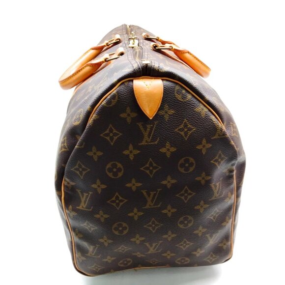 Louis Vuitton LV Boston Bag Keepall 50 Brown Monogram 799-073125 - Picture 3 of 9